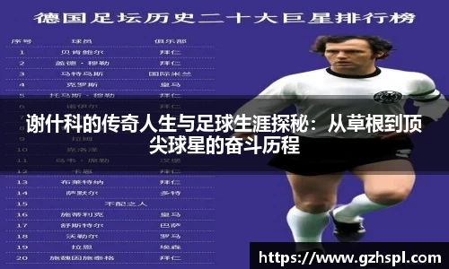 谢什科的传奇人生与足球生涯探秘：从草根到顶尖球星的奋斗历程